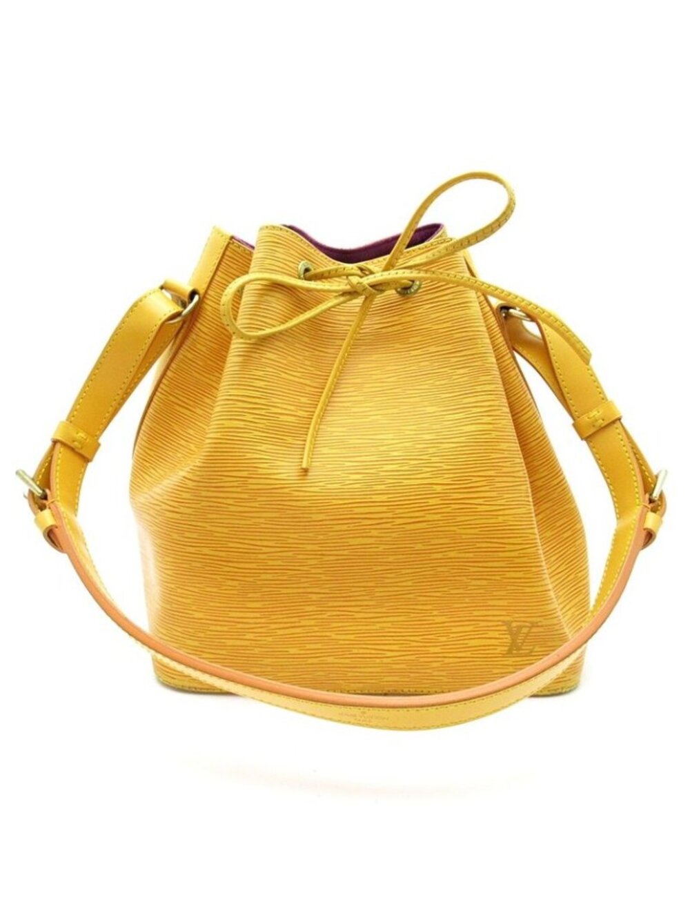 Louis Vuitton Petit Noe Epi Shoulder Bag Tassilie Yellow